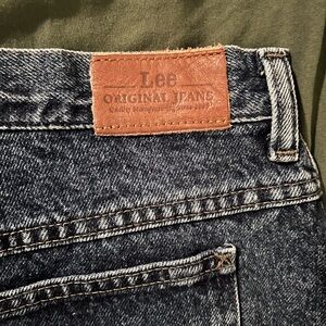 Vintage Straight Leg Lee Blue Jeans